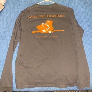 Volunteer Traditions Tennessee gray men’s long sleeve shirt size M